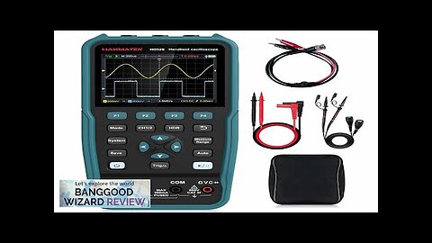 HANMATEK H052S H052 Professional Handheld Digital Oscilloscope 50MHz 250MSa/s Review