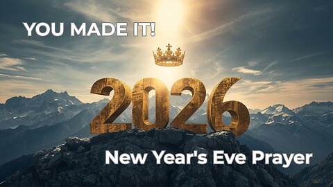 You Made It! Don't Cross Over Without This Prayer!