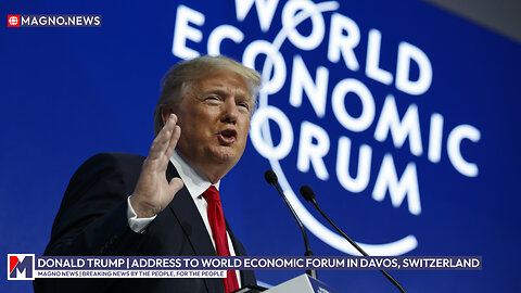 Donald Trump | Address to World Economic Forum in Davos, Switzerland (Jan 23, 2025) [LIVE]