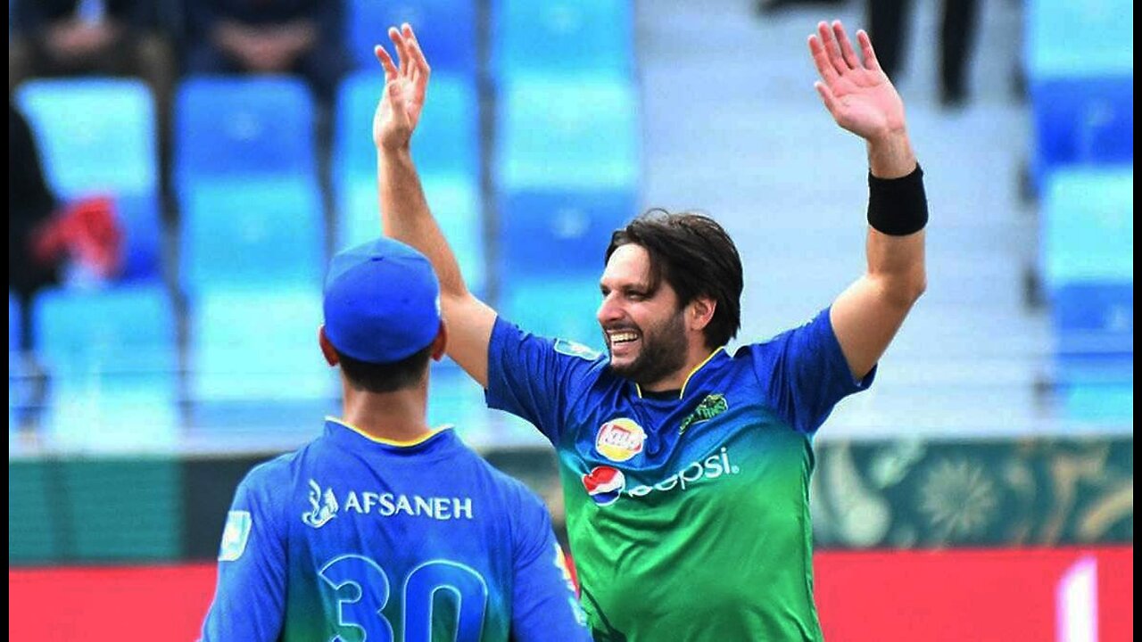 Big Six by Shahid Khan Afridi on Fire at Midnight Cricket Arena!