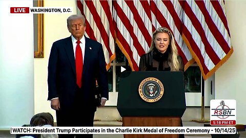WATCH: President Trump Participates in the Charlie Kirk Medal of Freedom Ceremony - 10/14/25