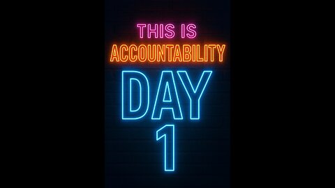 Morning StormAccountability Day 1 | Showing Up Tired but Showing Up