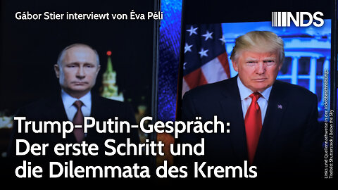 Trump-Putin-Gespräch: Der erste Schritt und die Dilemmata des Kremls | Gábor Stier | NDS