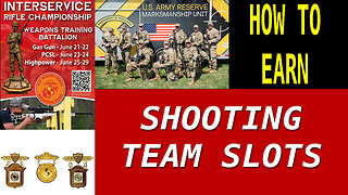 Howto Earn a Slot on Military Shooting Teams