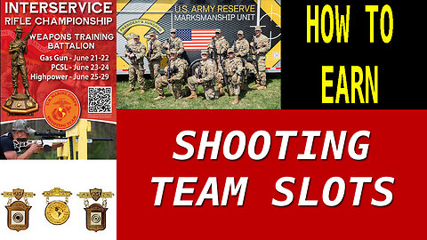 Howto Earn a Slot on Military Shooting Teams