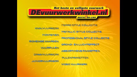 BKV - Vuurwerk Reclame Oud 3 - Vintage Fireworks 3