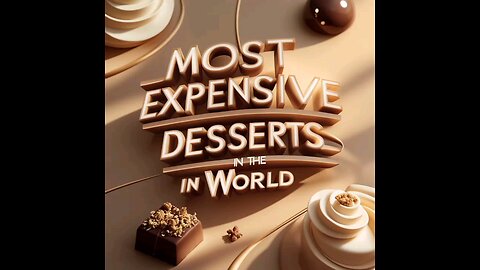 Top 5 Most Expensive Deserts in the World
