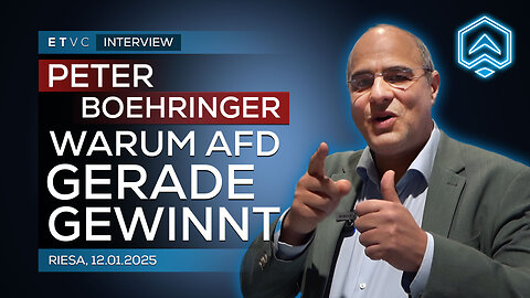 🟥 PETER BOEHRINGER über den MEGA-Lauf der AfD | EXKLUSIV | Riesa, 12.01.25