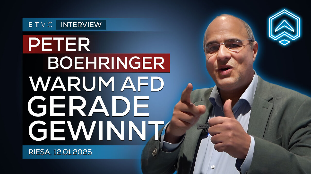 🟥 PETER BOEHRINGER über den MEGA-Lauf der AfD | EXKLUSIV | Riesa, 12.01.25