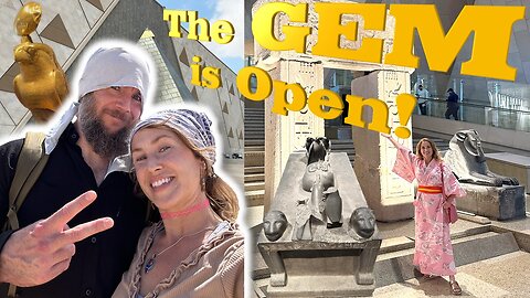 The GEM (Grand Egyptian Museum) is Finally Open! | Giza, Egypt (Episode 4)