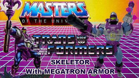 Skeletor with Megatron Armor - Masters of the Universe X Transformers -Unboxing & Review