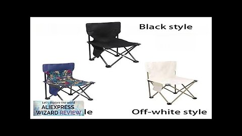 Large Outdoor Folding Chair Portable Backrest Leisure Fishing Chair Self Driving Review