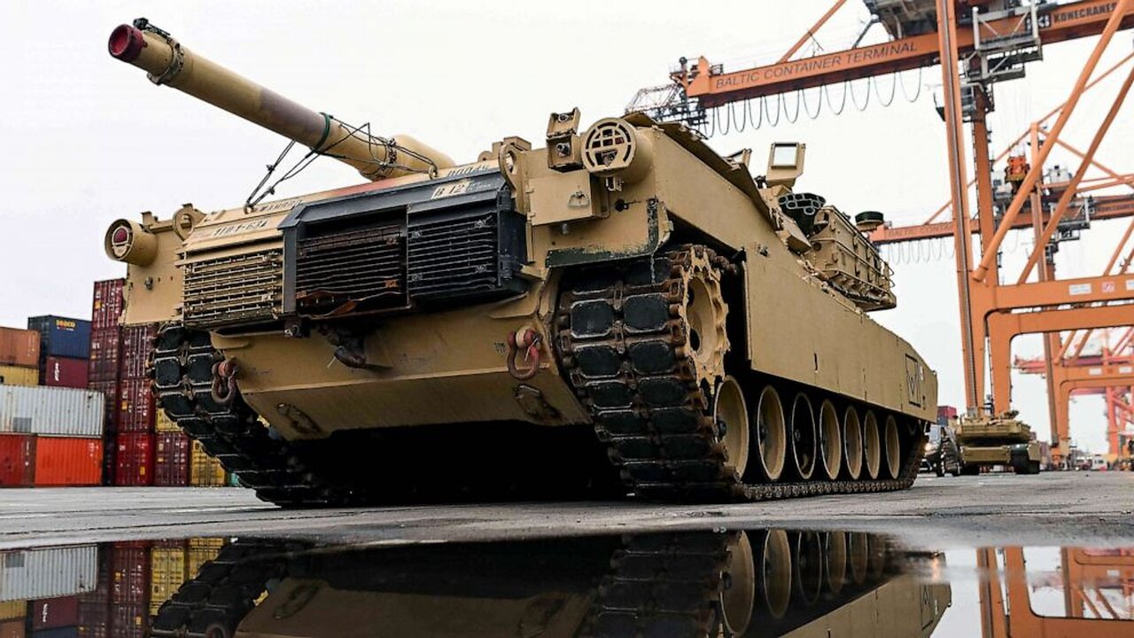 Captured American Abrams Tanks on Their to Russian Factories for Reverse Engineering