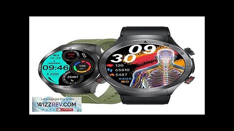 E800 1.49inch AMOLED Display Physical Laser Therapy ECG bluetooth Call Heart Rate Review