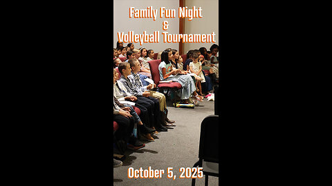 Family Fun Night & Volleyball Tournament (Short)