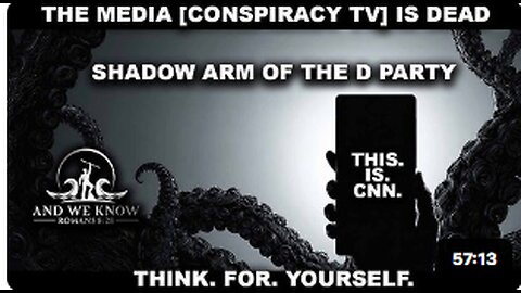 NOaDS 12.12.25 MEDIA IS ARM OF D PARTY, Think. For. Yourself. 6 o’clock can be dangerous