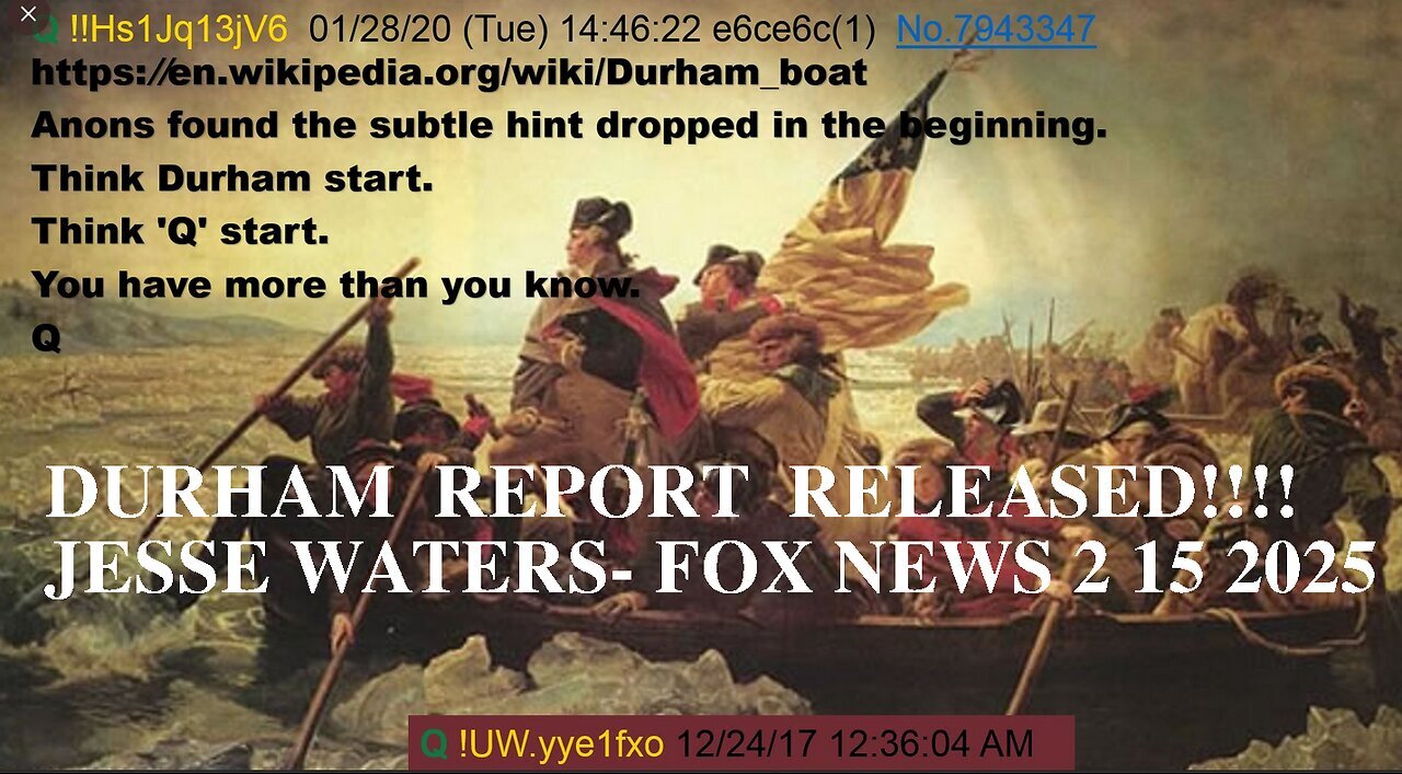 DURHAM REPORT RELEASED! JESSE WATERS FOX NEWS 2 15 2025