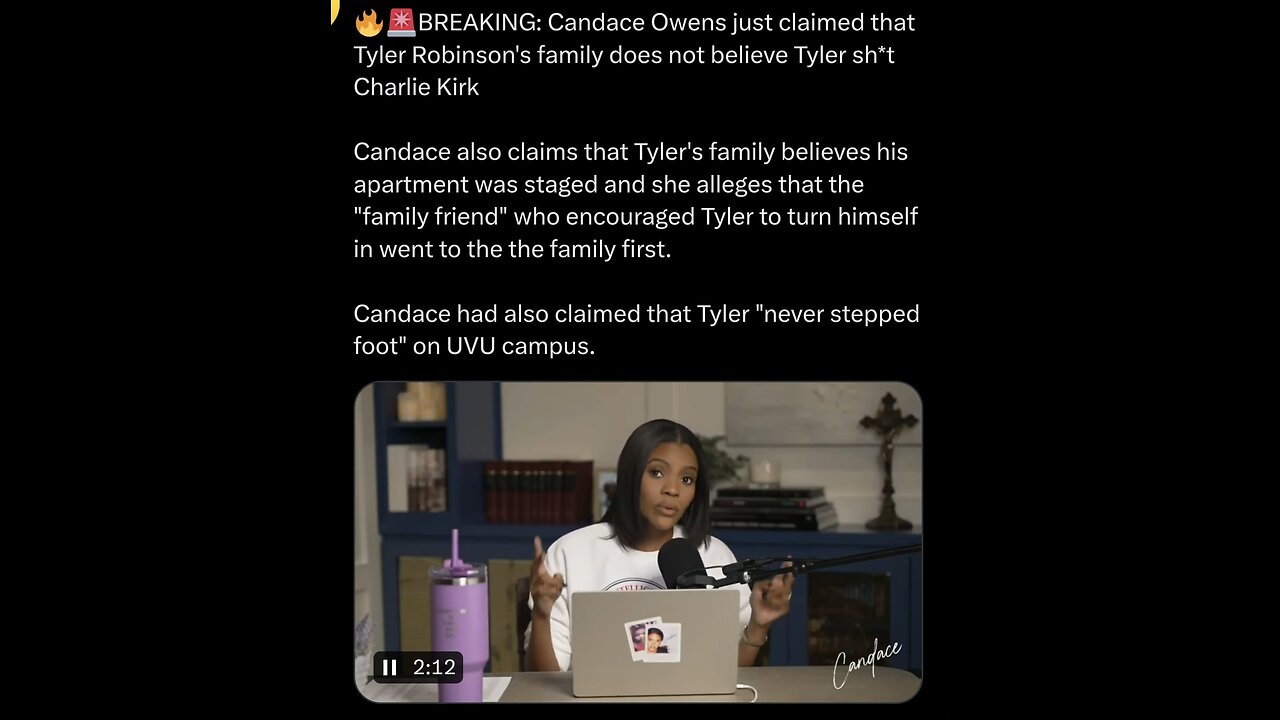 BREAKING: Candace Owens just claimed ....