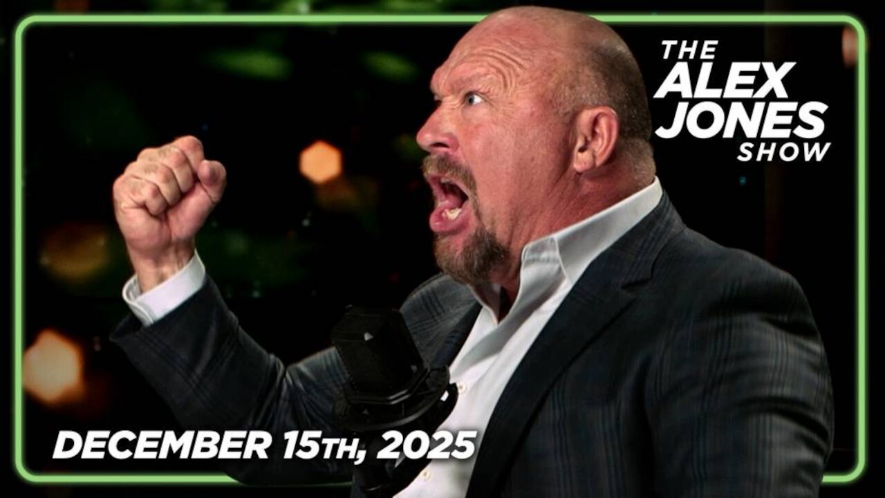 THE ALEX JONES SHOW - 12/15/2025: Trump Admin Set to Release TOTAL PROOF That The 2020 Election Was Systematically Stolen, Australian PM Warns Of “Right Wing Threat” & Gun Confiscation After ISIS Attack Kills 16! PLUS, Mike Lindell Joins Alex Jone