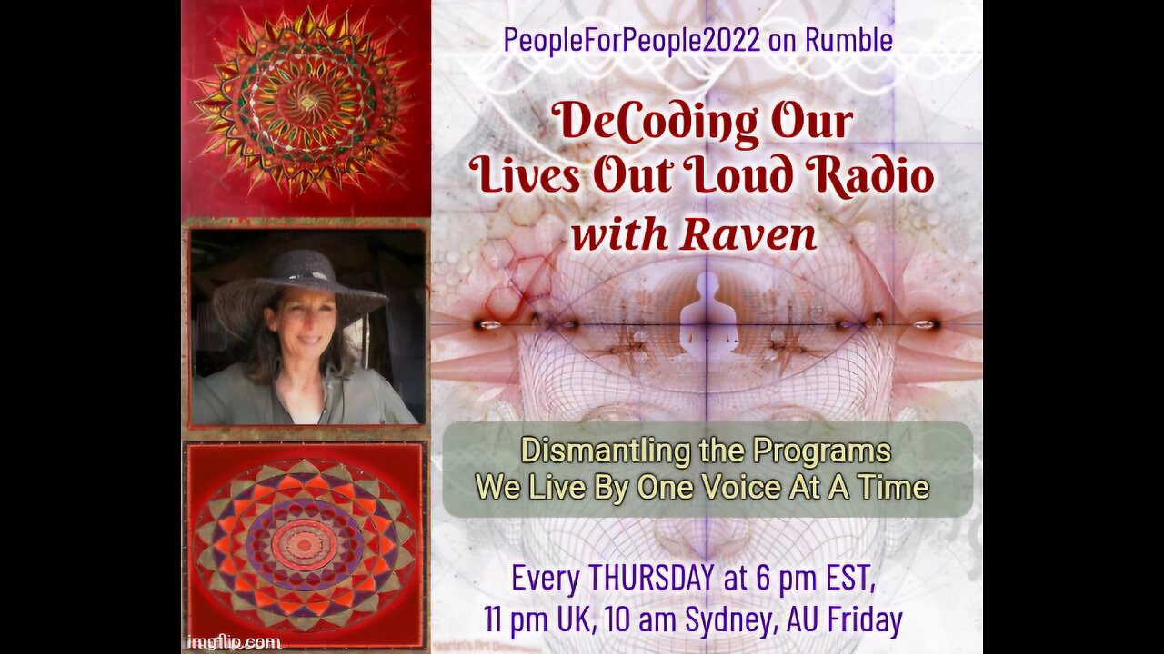 RAVEN GALARZA LIVE WITH GUEST KATHY SIROIS - EARTH AND IT'S TECHNOLOGY 11 PM UK - 3 PM PACIFIC - 5 PM CENTRAL - 6 PM EASTERN