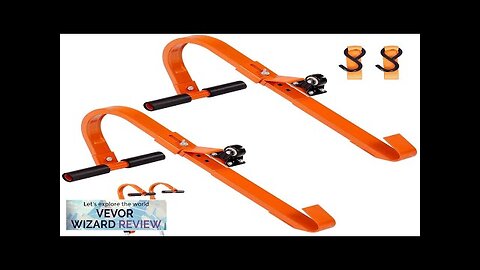 VEVOR Ladder Roof Hook Stabilizer 2 Pack with Wheel Rubber Grip T-Bar Review