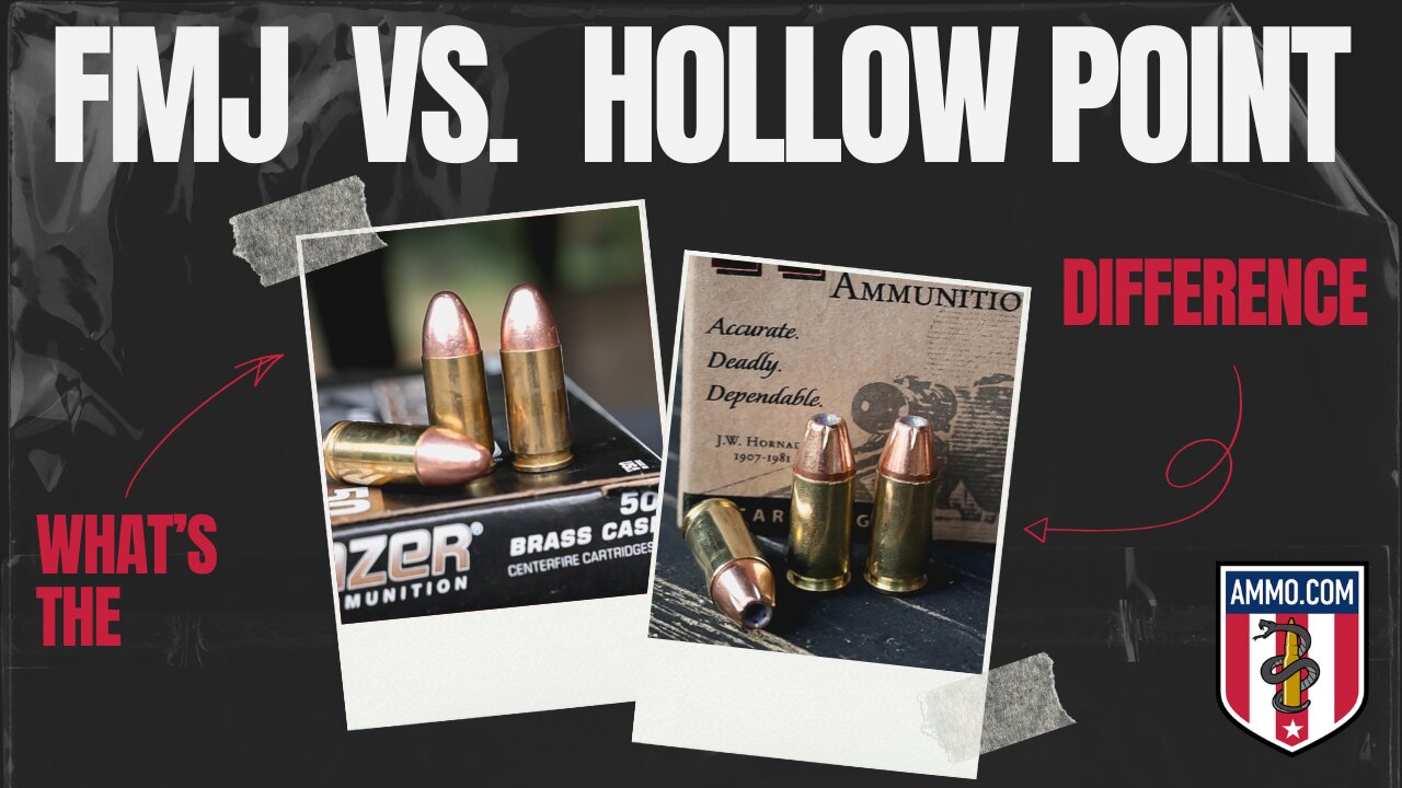 FMJ vs Hollow Point: Which Ammo is Right for You?