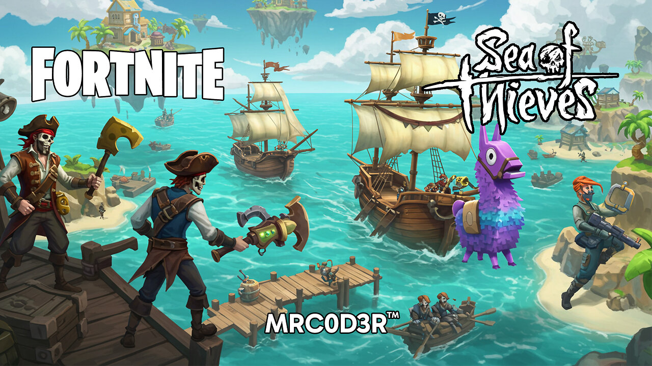 Sea Of Thieves / Fortnite: Pirate Adventures Then Fortnite Crowns!