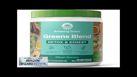 Amazing Grass Greens Superfood Detox & Digest: Greens Powder with Digestive Enzymes Review