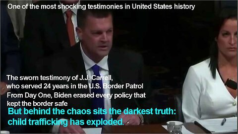One of the most shocking testimonies in United States history