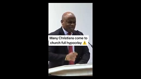 Many Christians are hypocrites!