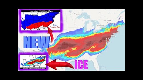 The NEW Ice Forecast Just Upgraded To Widespread Moderate Impacts!