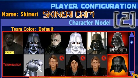 Teaching Skineri how to play Jedi Knight: Preparation 2 - Settings and Char. Select SKINERI🎥 [CZ/EN]
