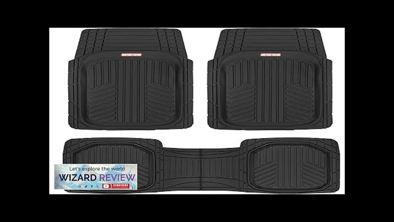 Motor Trend FlexToughXL Floor Mats for Cars Full Set All-Weather Rubber Automotive Review