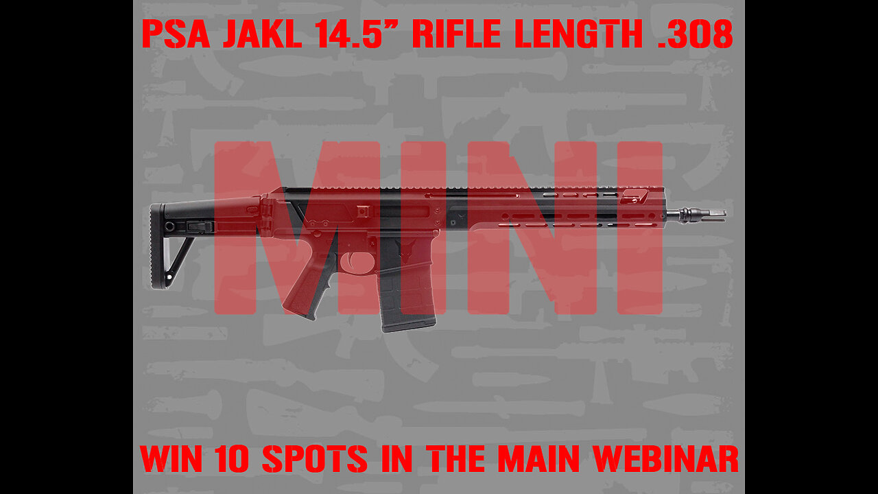 PSA JAKL MINI #1 FOR 10 SPOTS IN THE MAIN WEBINAR