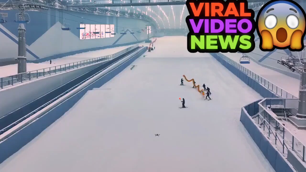 The world's largest indoor ski resort has opened in Shenzhen