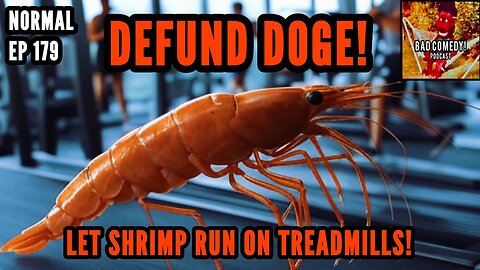 Let the SHRIMP RUN ON TREADMILLS! - Bad Comedy! Podcast | Normal Ep 179