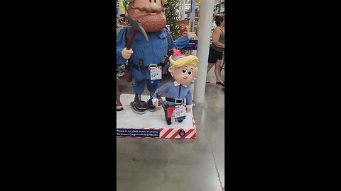 Lowes 🛠 Christmas 🎄 🎅 decorations with Rudolph and Gang 😊 🌵