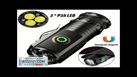 High Power Led Flashlights MINI Torch With 3 LED and Powerful Magnet Review