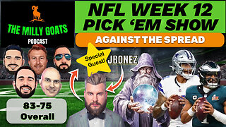 NFL Week 12 Pick 'em Contest Breakdown with Special Guest - JBonez