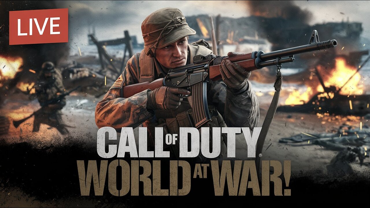 Call of duty world at war gameplay live streaming 2025