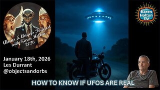 Aliens & Angels Live Podcast, January 18th, 2026 – Les Durrant