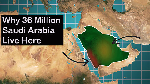 Why 82% of Saudi Arabians Just live in these patch of land