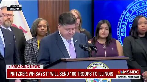 Illinois Gov. JB Pritzker Complains that Trump White House Staff Called the Democratic Party ‘Fascist’