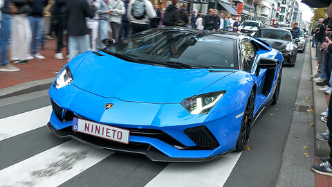 Carspotting in Knokke - Police, 812 Competizione, Aventador S, SF90 XX, 600LT, LOUD RS6 C8