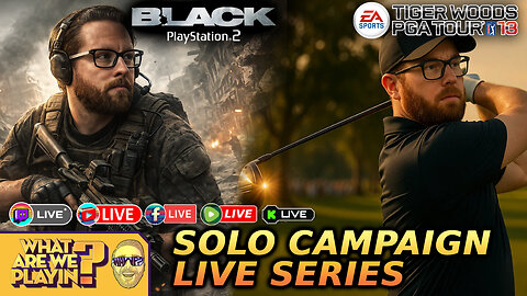 From Bullets to Birdies | BLACK & Tiger Woods 13 #gaming #videogames #golf #fps