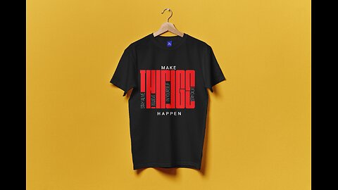 How to create a t-shirt typography using illustration