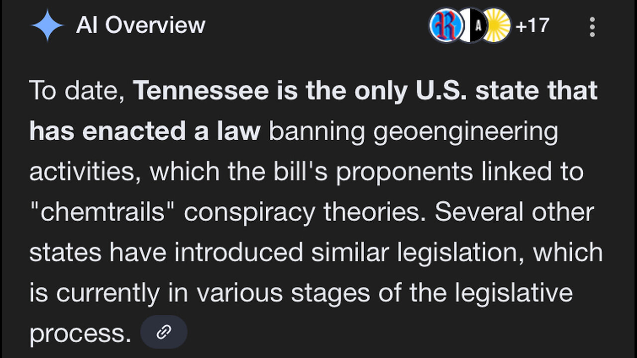 Why has Only 1 State Banned Chem Trails?