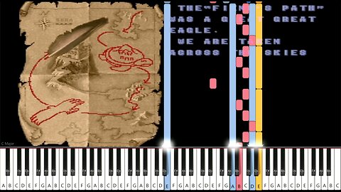 Golden Axe - Old Map Piano MIDI