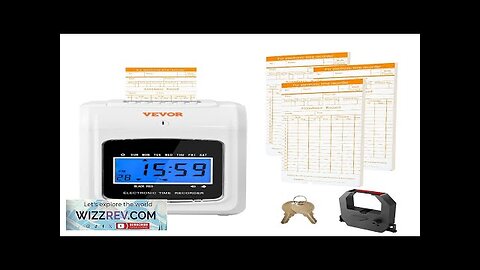 VEVOR Punch Time Clock Time Tracker Machine for Employees of Small Business Review