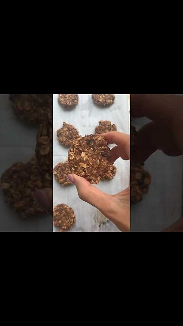 Overnight Oats Banana Cookies - FeelGoodFoodie